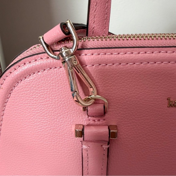 Kate Spade Pink Leather Dome Satchel. - Picture 5 of 10